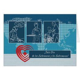 Feliz Día de las Enfermeras y los Enfermeros Kaart