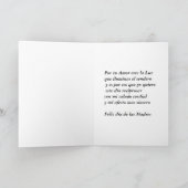 Feliz Dia de Las Madres 2 Kaart (Binnen)
