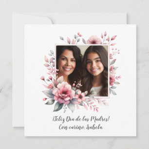Feliz Día de las Madres Aangepaste foto Spaans