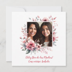 Feliz Día de las Madres Aangepaste foto Spaans