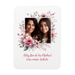 Feliz Día de las Madres Aangepaste foto Spaans Magneet