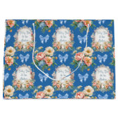 Feliz Dia De Las Madres Azul Ceruleo Groot Cadeauzakje (Voorkant)