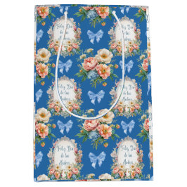 Feliz Dia De Las Madres Azul Ceruleo Medium Cadeauzakje