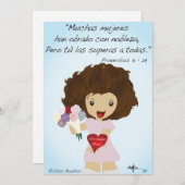 Feliz Día de las Madres Bedankkaart (Voorkant / Achterkant)