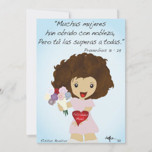 Feliz Día de las Madres Bedankkaart