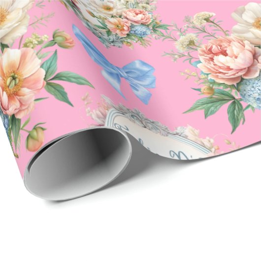 Feliz Dia de las Madres in het roze Cadeaupapier (Rol Hoek)