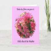 Feliz Dia DE las Madres Kaart (Voorkant)
