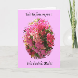 Feliz Dia DE las Madres Kaart