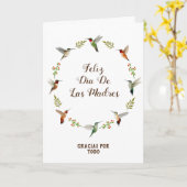 Feliz Dia De Las Madres Kaart (Gele Bloem)