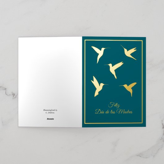 Feliz Dia De Las Madres Kaart (Buiten Laag)