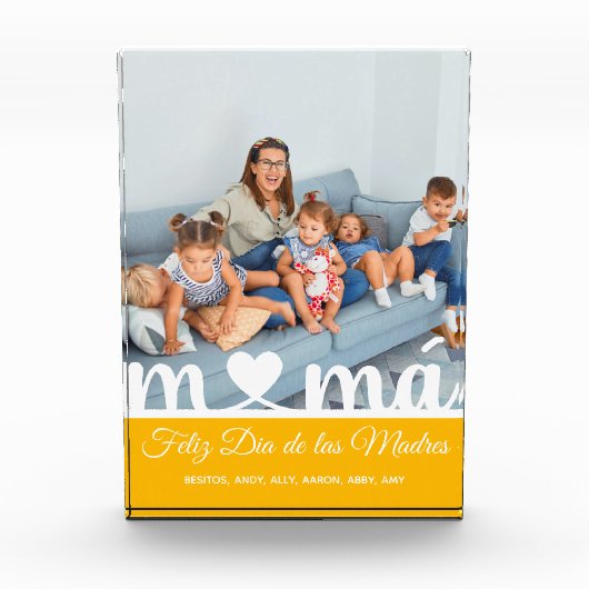 Feliz Dia de las Madres Mama Spaans  Fotoblokken (Voorkant)
