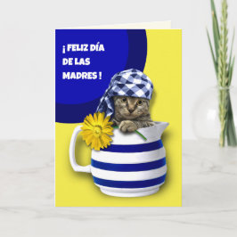 Feliz Día de las Madres. Moederdag in het Spaans Kaart