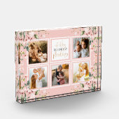 Feliz Dia De Las Madres Moederdag Peach Floral Fotoblokken (Links)