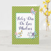 Feliz Día De Las Madres Moederdag Spaans Kaart (Gele Bloem)