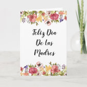Feliz Día De Las Madres Moederdag Spaans Kaart (Voorkant)