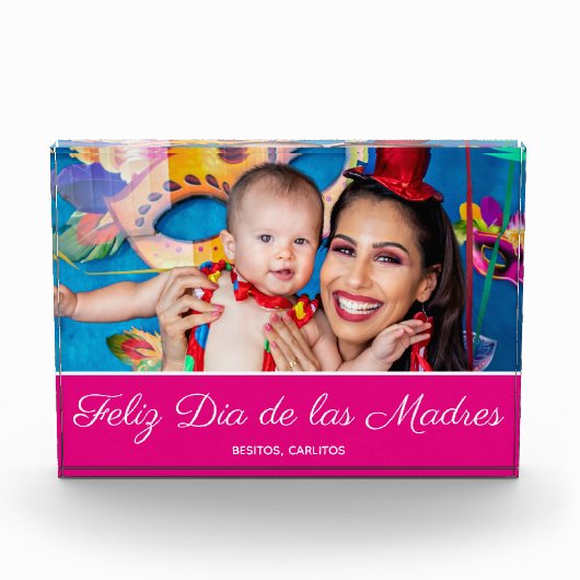 Feliz Dia de las Madres Photo Block Fotoblokken (Voorkant)