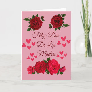 Feliz Dia de las Madres Tarjeta Bedankkaart