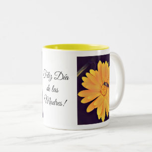 Feliz Día de las Madres taza de café Two-Tone Co Tweekleurige Koffiemok