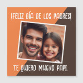 Feliz Día De Los Padres Con Foto Regalo (Voorkant)