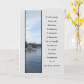 Feliz Dia DE los Padres Hermano Kaart (Gele Bloem)