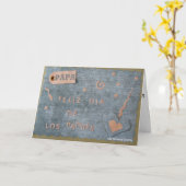 Feliz Dia DE Los Padres - Pa (personaliseer) Kaart (Gele Bloem)