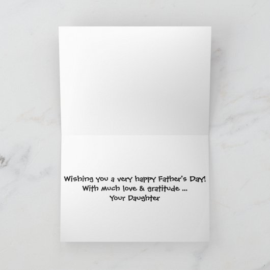 Feliz Dia de Los Padres (Personaliseren) Kaart (Binnen)