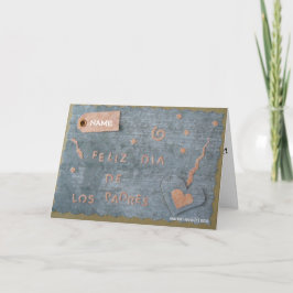 Feliz Dia de Los Padres (Personaliseren) Kaart