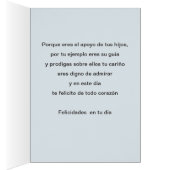 Feliz Dia de los padres Spaans (Binnen (Rechts))