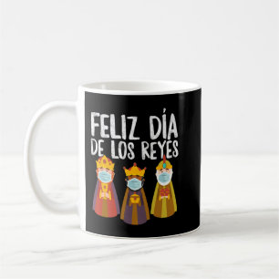 Feliz Dia de Los Reyes Magos Epiphany Drie Kings Koffiemok