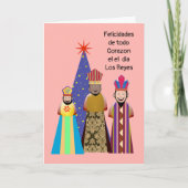 Feliz Dia de Los Reyes Niña Kaart (Voorkant)