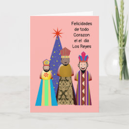 Feliz Dia de Los Reyes Niña Kaart