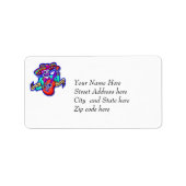 Feliz Dia De Muertos met Skeleton-gitaar Etiket (Voorkant)