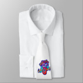 Feliz Dia De Muertos met Skeleton-gitaar Stropdas (Gebonden)