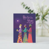 Feliz Día de Reyes / Happy Three Kings Day Feestdagenkaart (Staand voorkant)