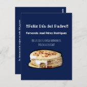 Feliz Día del Padre para el Comelón de Pupusas Briefkaart (Voorkant / Achterkant)
