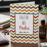 Feliz Dia Del Padre Spaanse Vaderdag kaart