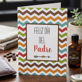 Feliz Dia Del Padre Spaanse Vaderdag kaart