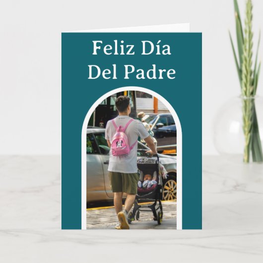 Feliz Dia Del Padre Spanish Vaderdag Kaart (Voorkant)