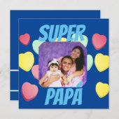 Feliz día del Padre Super Papá Spaans (Voorkant / Achterkant)