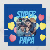 Feliz día del Padre Super Papá Spaans (Voorkant / Achterkant)