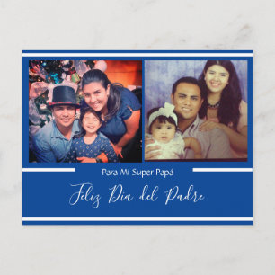 Feliz día del Padre Super Papá Spaans Briefkaart