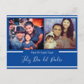 Feliz día del Padre Super Papá Spaans Briefkaart (Voorkant)