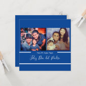 Feliz día del Padre Super Papá Spaans Kaart (Voorkant / Achterkant in situ)