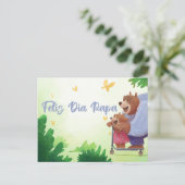Feliz Dia Papa - Spaanse vaderdag Briefkaart (Staand voorkant)
