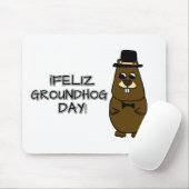 Feliz Groundhog Day! Muismat (Met muis)