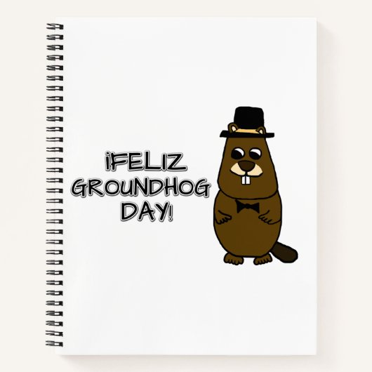 Feliz Groundhog Day! Notitieboek (Voorkant)