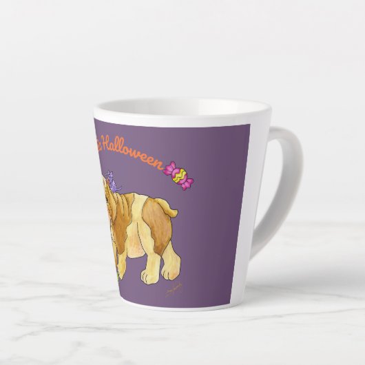 Feliz Halloween Puppy Mok 12 oz (Rechterhoek)