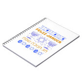 Feliz Januca, Januca Sameaj, januari, janucia Notitieboek (Linkerzijde)