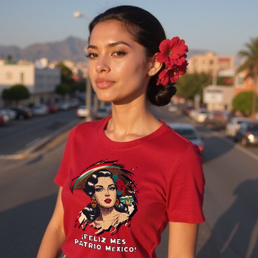 Feliz Mes Patrio Mexicaans Onafhankelijkheids Shir T-shirt