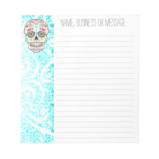 Feliz Muertos - Aangepast Notitieblok voor suikers (Voorkant)